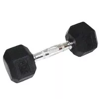 Barbel Dumble Dumbbell 20 Kg Barbell Hexagonal Rubber ROX Original