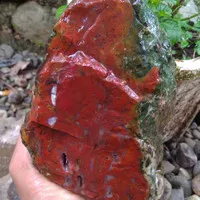 suiseki batu alam bahan bongkahan panca warna kristal asli Klawing k50