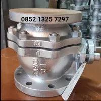 ball valve cast iron KITZ flange jis 10K ukuran 2" inch FCTB