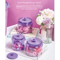 Tupperware Counterpart 900ml (1) toples makanan kristal