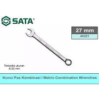 KUNCI RING PAS 40221 COMBINATION WRENCH 27MM SATA TOOLS