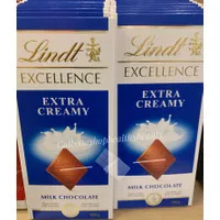 Lindt Excellence Milk Chocolate Extra Creamy 100gr Coklat Lindt
