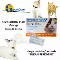 Revolution Plus Orange Obat Kutu Kucing 0,5ml pertube/dosis/ampul