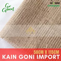 Kain Goni import murah 50x115 - Kain Goni Rustic- Goni Impor Murah