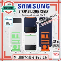 Case Samsung Galaxy Z Flip 3 Flip3 ORIGINAL Samsung Silicone Strap