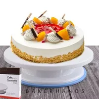 Tatakan Dekorasi Kue Tar / Cake Turn Table / Meja Putar Kue Tart