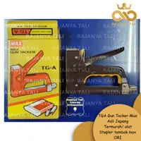 TGA Gun Tacker Max Asli Jepang Termurah/ alat Stapler tembak max ORI