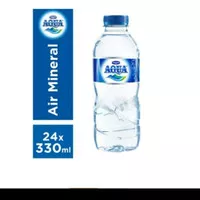 aqua botol mini 330 ml 1 dus 24 pcs