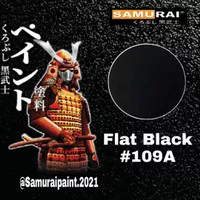 Samurai paint FLAT BLACK 109A cat semprot samurai warna hitam dop