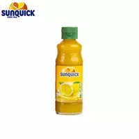 Sunquick Lemon 330 ml Botol Kaca. Sirup Marjan. Voncentrate Syrup