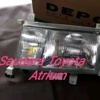 Headlamp lampu depan kijang kapsul LGX krista 1997-1999 with foglamp