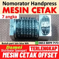Numerator Mesin Cetak Handpress Letterpress Offset Printing Nomorator