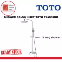 SHOWER COLUMN TOTO TX493SRR / SHOWER TIANG TOTO ORIGINAL/ SHOWER MANDI