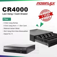 POSIFLEX CR4000 RJ-11 CASH DRAWER TERBAIK KE PRINTER KASIR THERMAL POS