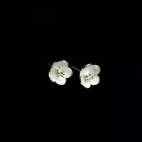 Giwang silver motif bunga jambu silver 925/Subang silver /giwang perak