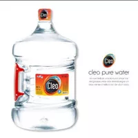 Air Minum Cleo Pure Water kemasan galon 20 liter (galon + isi)