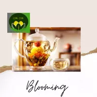 blooming flower tea chinese / Teh bunga Blooming