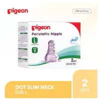 PERISTALTIC NIPPLE SLIM NECK L PIGEON 2 BOX PR020221 / NIPPLE