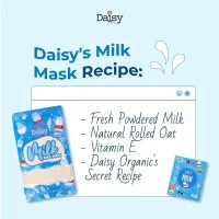 Ready stock [FREE KUAS] MILK FACE MASK by DAISY ORGANIC / Mask