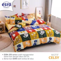 Kain Bahan Sprei Meteran Katun Esra Motif Celsy