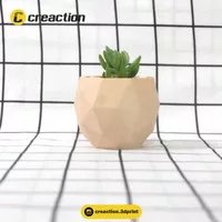 Geon Pot Mini Kaktus Sukulen Terracotta Filamen Kayu 3D Print
