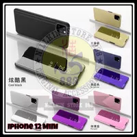 IPHONE 12 MINI 5.4 CLEAR VIEW STANDING FLIP COVER HARD CASE HOLDER