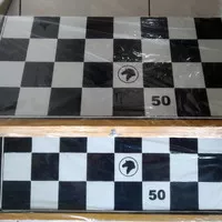 Papan catur kayu ukuran besar jumbo 50cm