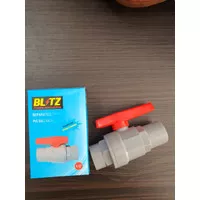 STOP KRAN BALVALVE BLITZ PVC / BOLVALEP PVC 1/2 3/4 1 INCH / 1INCH 1/2