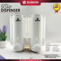 SUBRON Soap Dispenser Single Tempat Sabun Cair Tebal 400ml x 2/800 ml