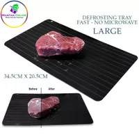 Talenan Fast Defrosting tray Besar Hitam Pencair Daging Beku Instant L