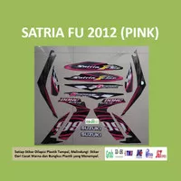 Satria FU 2012 Pink Motor Yamaha Stiker Striping Stripping Sticker