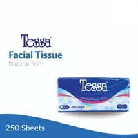 Tissue Tessa 250 Sheets 2Ply nature facial tissue tessa 250S 1PACK