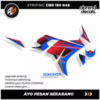 STRIPING CBR 150 K45 / stiker motor cbr 150 r th 2014 / cbr k45