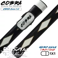 Cobra 1x1 Case CB02 - Tas Stick Hard Cue Sarung Stik Billiard 1B1S
