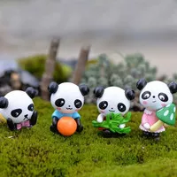 Miniatures - Terrariums - Fairy Garden - Animal_Cartoon Panda (4pcs)