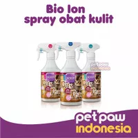 Bio Ion Spray Untuk Jamur Scabies Demadex Anjing Kucing Hewan 500ML