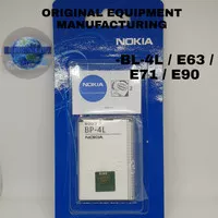 Baterai battery batre bat nokia BP-4L BP 4L e63 e71 e90