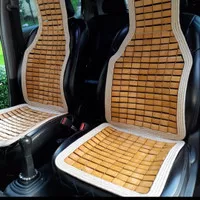 Alas Tempat Duduk Tatakan Bambu Asli Sofa Kursi Jok Mobil Variasi