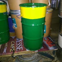 tong sampah besi 60 liter/drum besi/tong besi