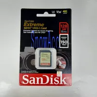 Sandisk Memory SDHC EXTREME 128GB Memori Kamera Camera SD Card 128 GB