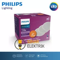 Lampu Downlight LED PHILIPS Meson Multipack 5W Putih - Paket 5 Watt W