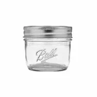 BALL MASON JAR - smooth sided 4 oz / 118ml regular mouth - jar makanan