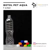 Botol PET Aqua 1000ml / 1 Liter | Terate Plastik