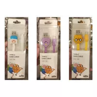 Kabel Data Miniso - Adventure Time Type C Data Cable