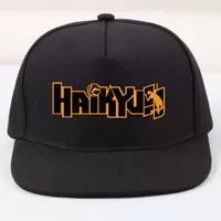 Topi snapback Cotton premium Anime Haikyuu Volley jepang Haikiu