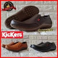 Sepatu Pantofel Kickers - Sepatu Kulit Asli - Sepatu Kerja Pria