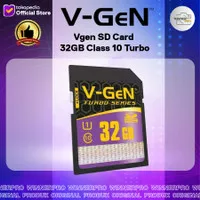 V-GEN MEMORY SD CARD SDHC Vgen 32GB Class 10 Turbo