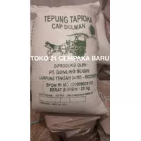 Tepung Tapioka Cap DELMAN 1 KARUNG isi 25 KG | Sagu Delman 25KG Murah