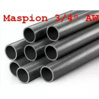 Pipa PVC Maspion 3/4 AW Abu Asli 100%