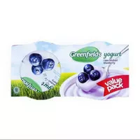 Greeenfilds yogurt blueberry value pack 2x125gr